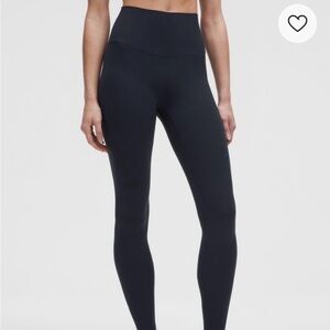 Lululemon align 28’ navy blue leggings, size 2